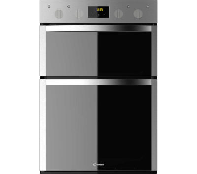 INDESIT  Aria DDD5340CIX Electric Double Oven - Stainless Steel